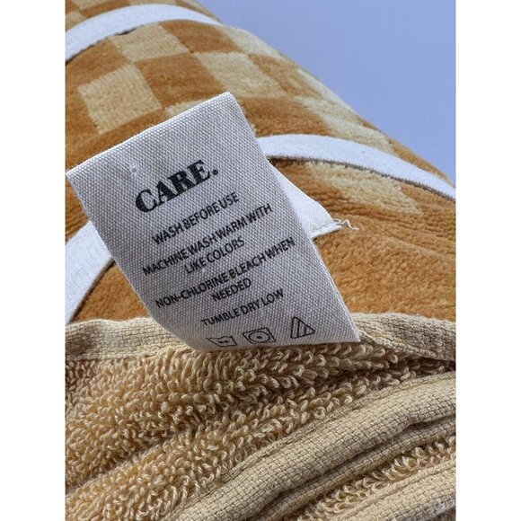 Business & Pleasure Co. Premium Beach Blanket Squares Pattern In orange - Picture 8 of 10